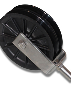 Idler pulley double PVR for lifting block 1:4